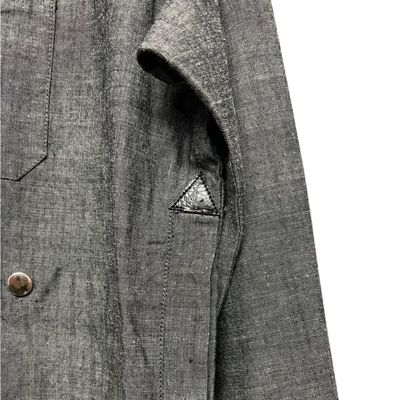 PROFOUND AESTHETIC Button-Down Coat Gray L - Picture 10 of 13